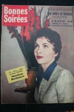 1958 Vintage Magazine Gina Lollobrigida Sacha Guitry