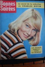 1958 Vintage Magazine May Britt Charles Boyer