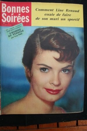 1958 Vintage Magazine Patricia Owens Line Renaud