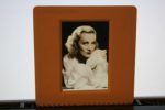 Vintage Slide Marlene Dietrich Color Portrait