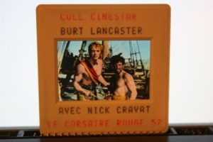 Vintage Slide Burt Lancaster Nick Cravat Crimson Pirate