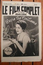 1924 Vintage Magazine Dans Les Coulisses