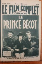 1930 Vintage Magazine Le Prince Becot