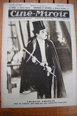 1928 Charles Chaplin The Circus Harold Lloyd