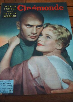 Yul Brynner Ingrid Bergman Maria Schell Marilyn Monroe