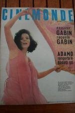 1966 Marilu Tolo Vanessa Redgrave Jean Gabin Adamo