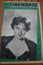 1936 Edwige Feuillere Olivia De Havilland Myrna Loy