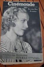 1938 Ozeray Gaby Morlay Carole Lombard Dolores Del Rio