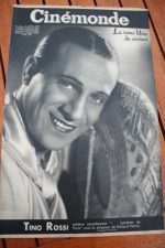 1938 Tino Rossi William Powell Myrna Loy Cary Grant