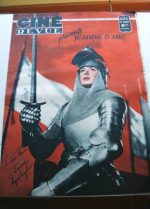 1949 Ingrid Bergman Joan Of Arc Original Mag Tons Pics