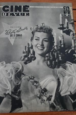 1949 Betty Grable John Lund Pippo Bonucci Du Guesclin