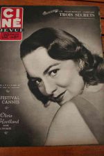 Olivia De Havilland Georges Guetary Ruth Roman Cannes