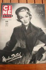 1951 Marlene Dietrich Mark Stevens James Stewart Cotten