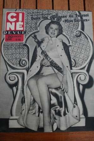 1952 Miss Universe Alan Ladd Susan Hayward Rory Calhoun