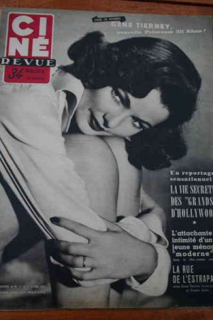 53 Gene Tierney Marilyn Monroe Burt Lancaster Fernandel