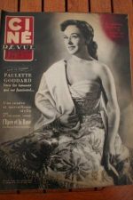 53 Paulette Goddard Bing Crosby Montgomery Clift Sernas
