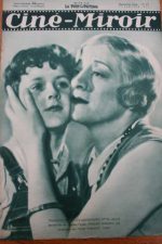 Magazine 1935 Francoise Rosay Marcelle Chantal Gary Cooper Carole Lombard