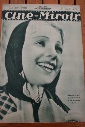 Magazine 1935 Irén Zilahy Fernandel Myrna Loy William Powell Ronald Colman
