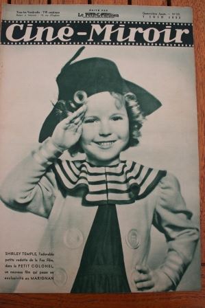 Magazine 1935 Shirley Temple Edwige Feuillère Fay Wray Ralph Bellamy