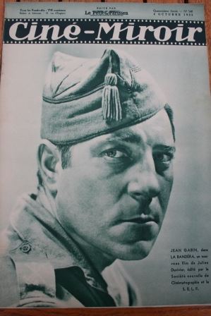 Magazine 1935 Jean Gabin La Bandera Kitty Carlisle Harry Baur Pierre Blanchar