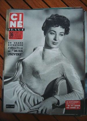 55 Audrey Hepburn Brassens Raf Vallone Charlton Heston