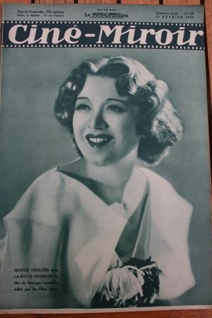 Magazine 1936 Edwige Feuillere Cary Grant Gertrude Michael Olly von Flint