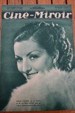 Magazine 1936 Viviane Romance Lisette Lanvin Sylvia Sidney Pierre Stéphen