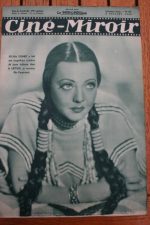 Magazine 1936 Sylvia Sydney Harry Richman Jean Weber Melvyn Douglas Gail Patrick