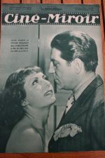 Magazine 1936 Jean Gabin Mae West Jean Murat Jean Harlow Myrna Loy Clark Gable