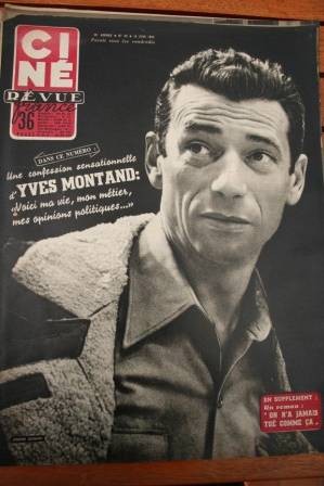 1955 Yves Montand Liz Taylor Jerry Lewis Myriam Bru
