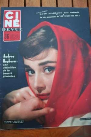 1956 Audrey Hepburn Luis Mariano Jane Russell Kim Novak