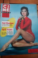 1957 Cyd Charisse Ingrid Bergman Dorothy Dandridge