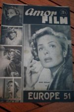 1953 Vintage Magazine Ingrid Bergman Europe 51