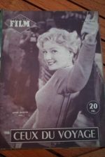 1954 Magazine Anne Baxter Steve Cochran Mitzi Gaynor