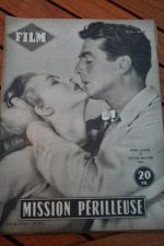 1955 Mag Piper Laurie Victor Mature Dangerous Mission