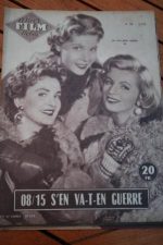 1956 Magazine Gitta Lind Helen Vita Jayne Mansfield