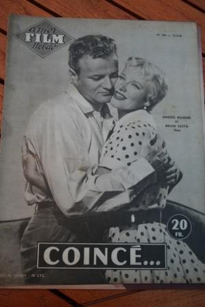 1956 Magazine Ginger Rogers Brian Keith Lucy Marlow