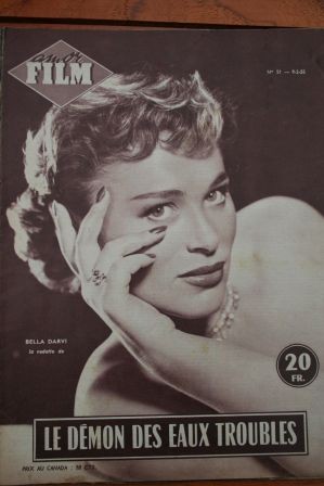 1955 Magazine Richard Widmark Bella Darvi Brigitte Bard