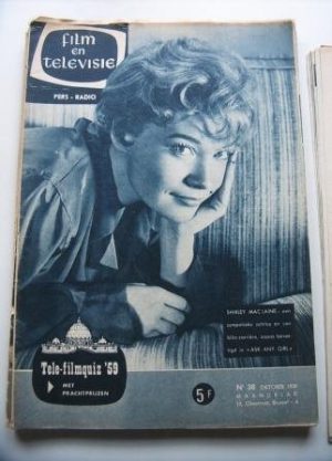 Vintage Magazine 1959 Shirley Mac Laine On Cover