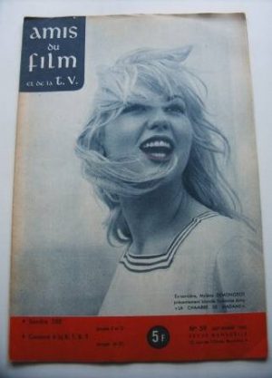 Vintage Magazine 1960 Mylene Demongeot On Cover