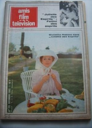 Vintage Magazine 1965 Giulietta Masina On Cover