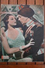 1935 Vintage Magazine Gary Cooper Kathleen Burke On Fro