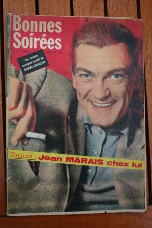 1959 Vintage Magazine Jean Marais