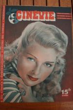 1946 Magazine Simone Renant Renee Saint Cyr