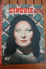 1946 Magazine Michele Morgan Jean Marais Rita Hayworth