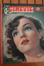 1946 Magazine Simone Signoret Adele Jergens Errol Flynn