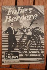 1957 Zizi Jeanmaire Eddie Constantine Folies Bergeres
