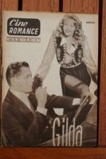 1956 Rita Hayworth Glenn Ford Gilda Magazine