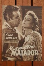 1957 Maureen O'Hara Anthony Quinn Magnificent Matador