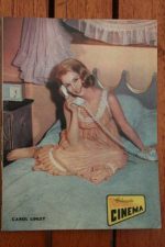1966 Vintage Magazine Carol Lynley On Front Cover
